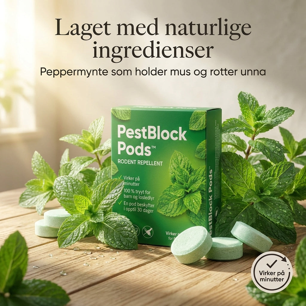 Pestblock naturlige poser mot mus og insekter